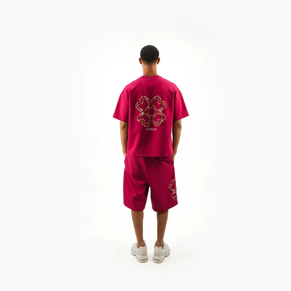 TOROM - T-shirt Bordeaux Obscur