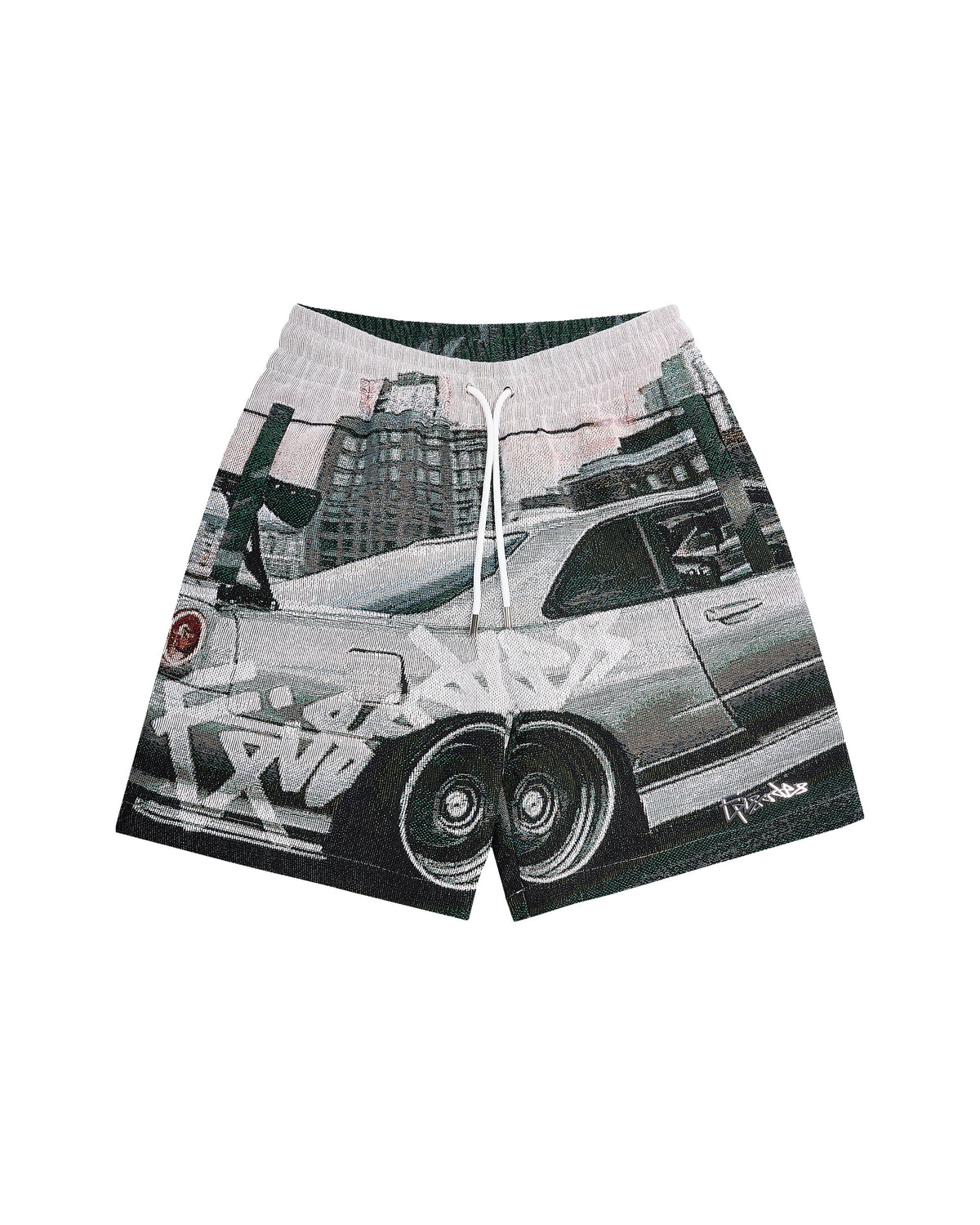 SKYLINE TAPESTRY BAGGY SHORTS
