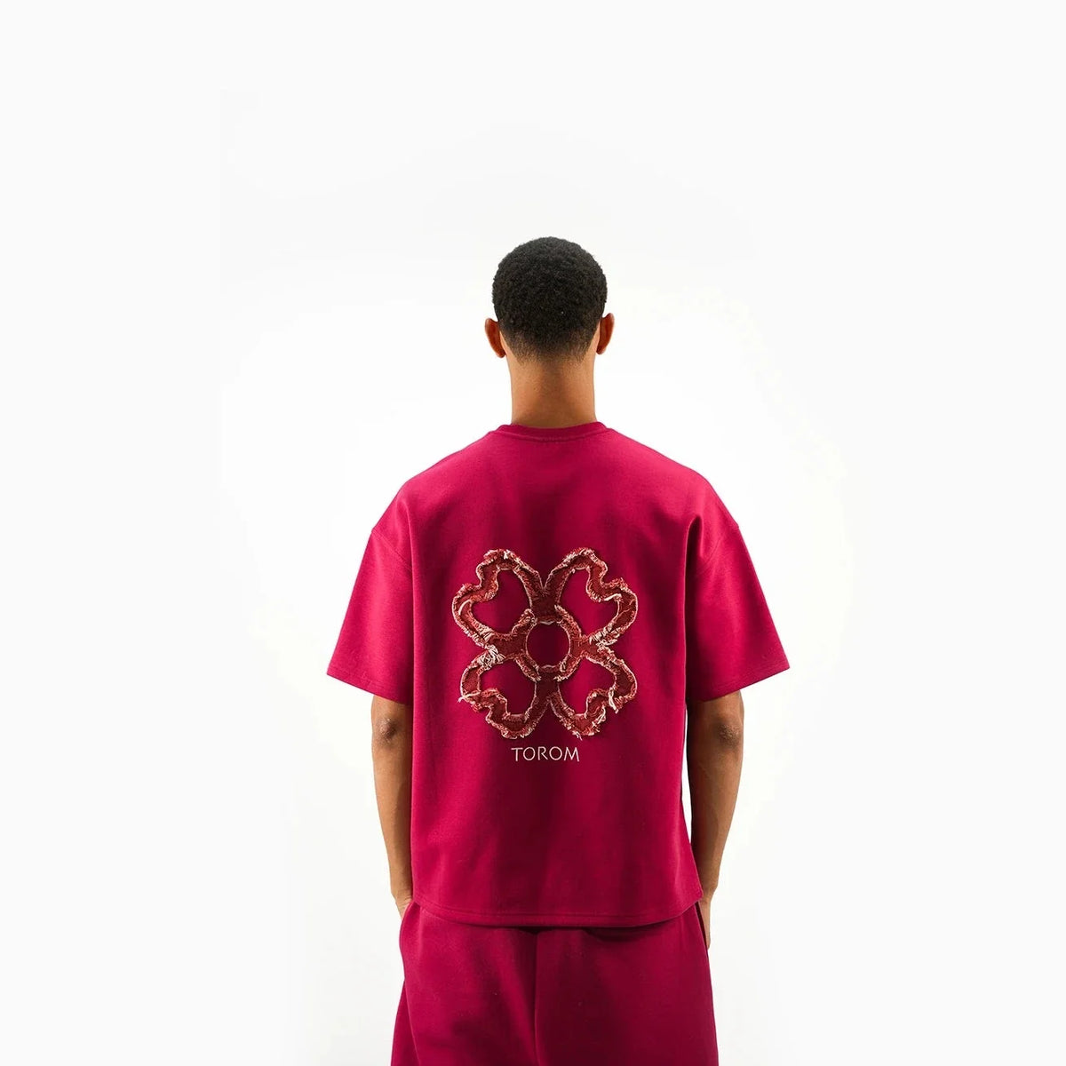 TOROM - T-shirt Bordeaux Obscur
