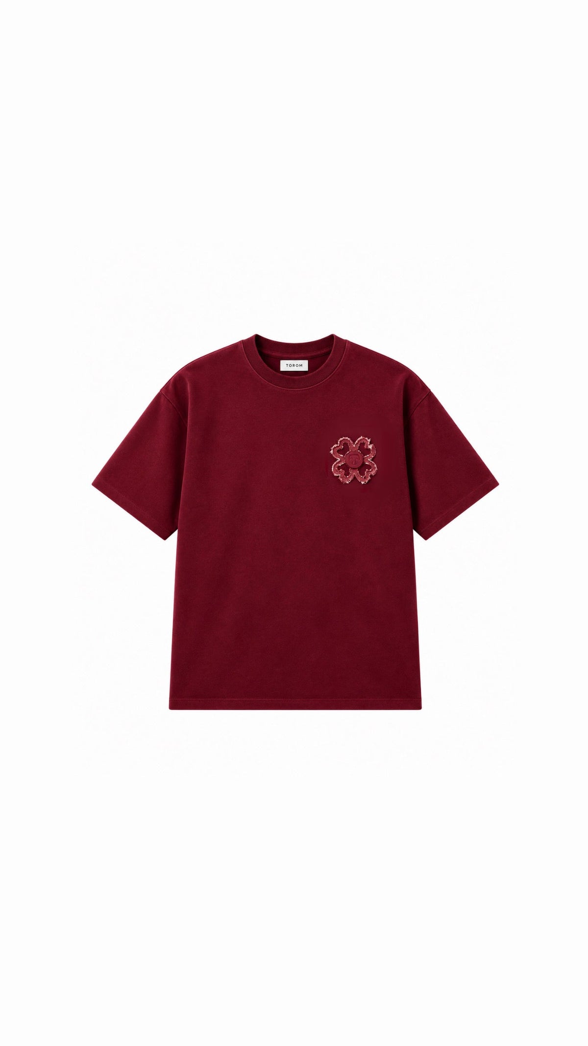 TOROM - T-shirt Bordeaux Obscur