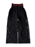 "signature" sweats black