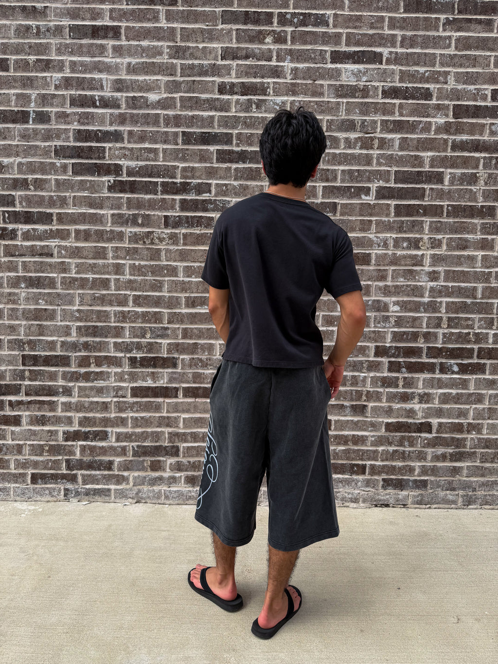 "ghost" sweatshorts