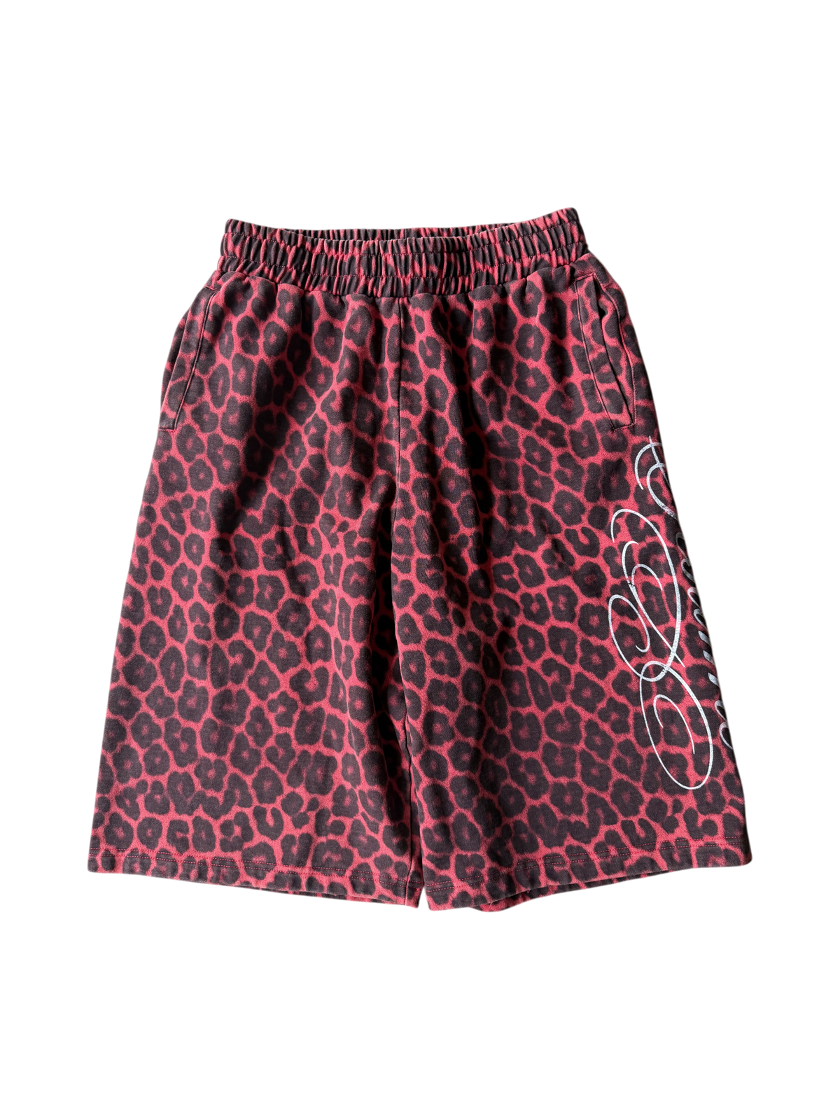 "crimson" sweatshorts