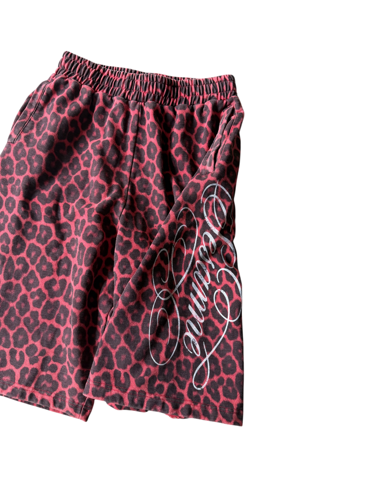"crimson" sweatshorts