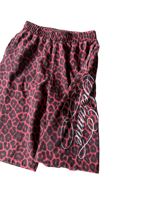 "crimson" sweatshorts