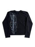 "signature II" long sleeve black