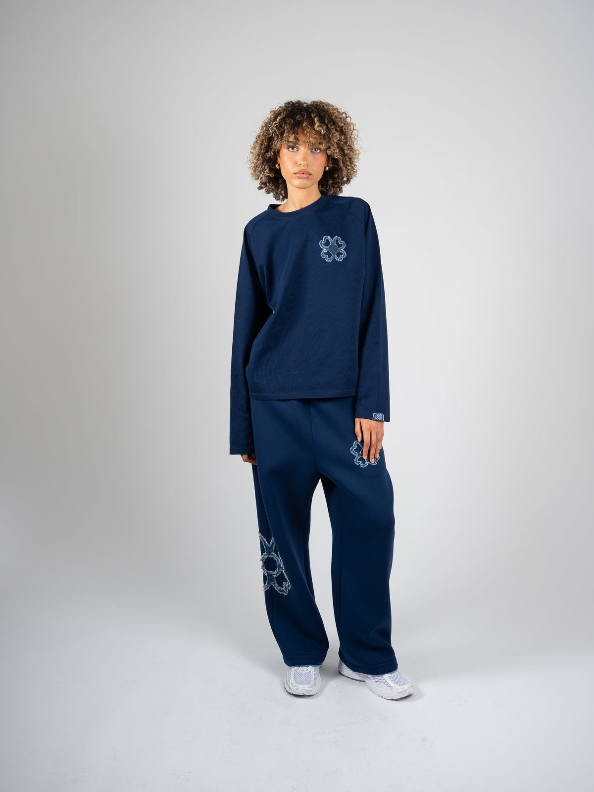 Longsleeve Iconique — Bleu Nuit