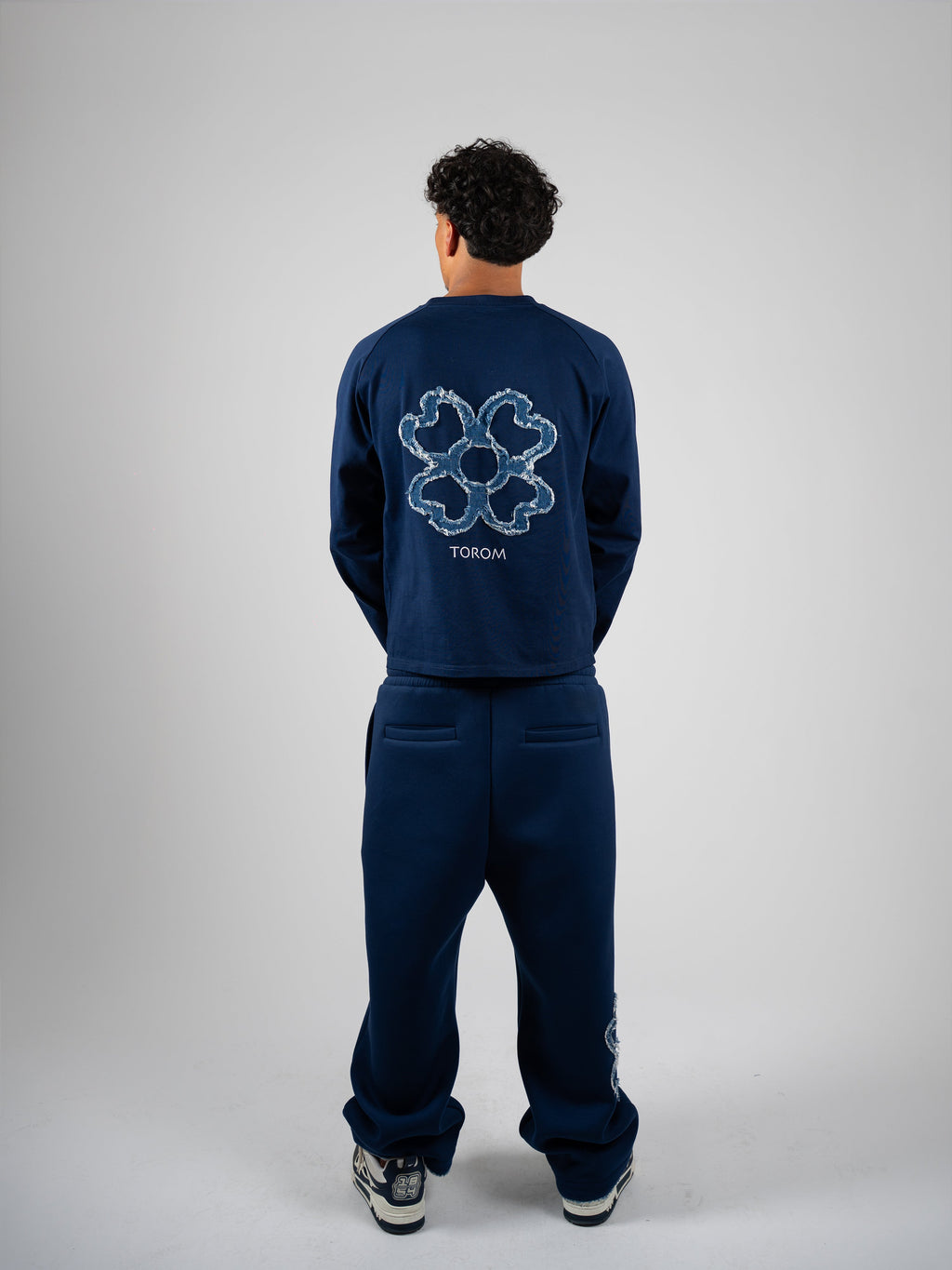 Longsleeve Iconique — Bleu Nuit