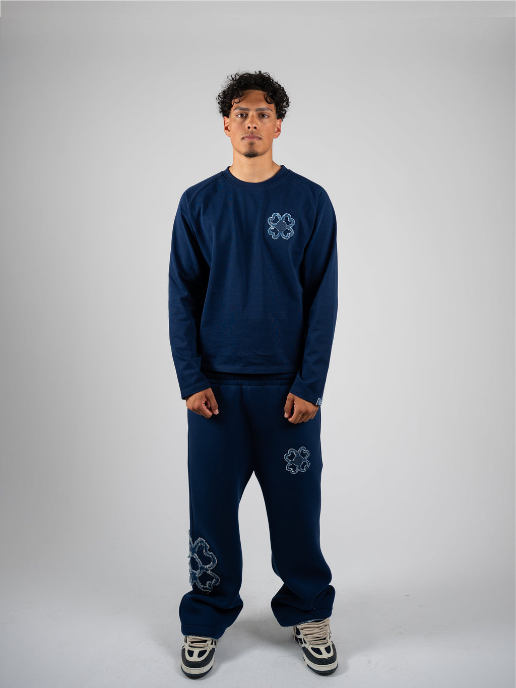 Longsleeve Iconique — Bleu Nuit