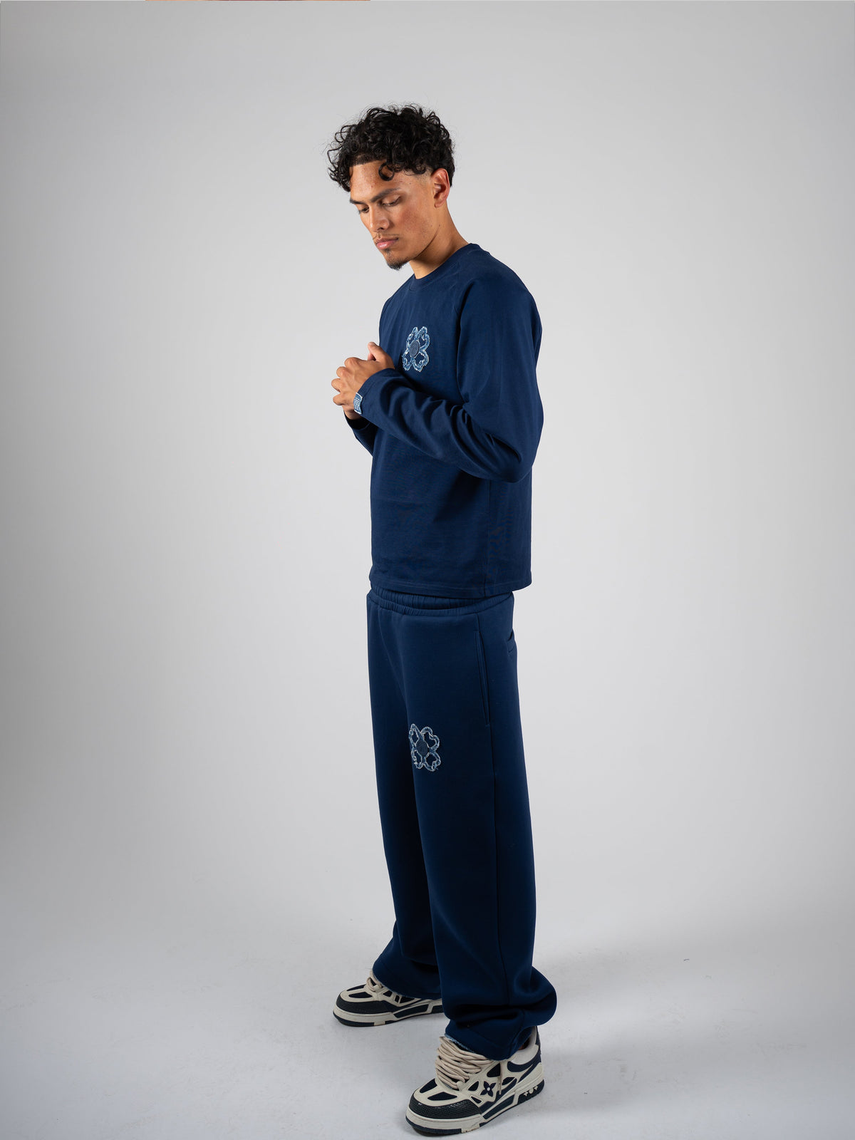 Longsleeve Iconique — Bleu Nuit