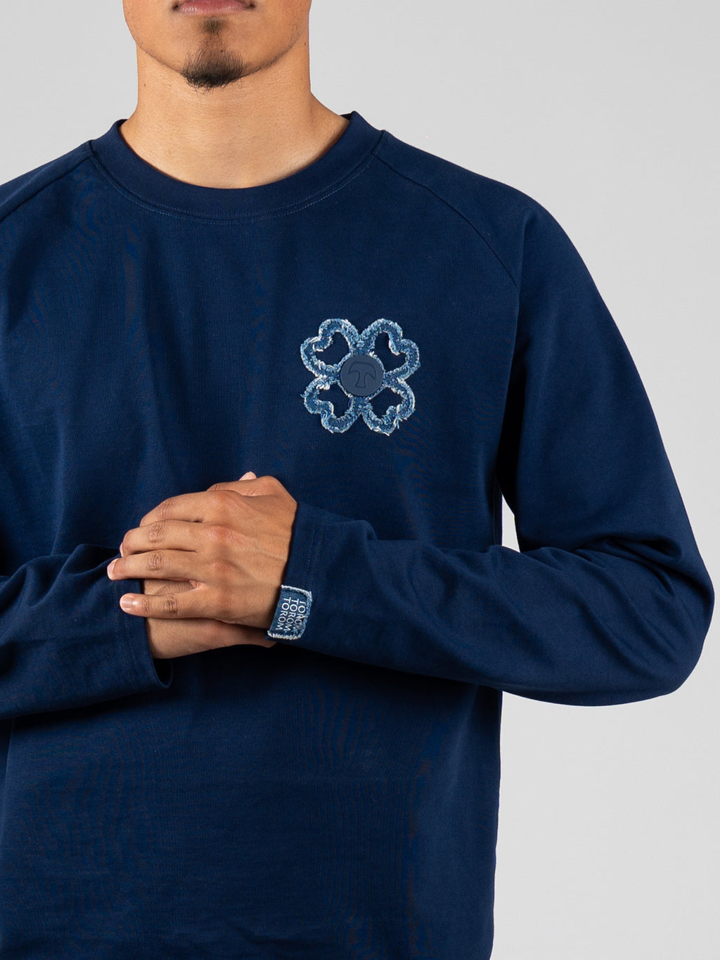 Longsleeve Iconique — Bleu Nuit