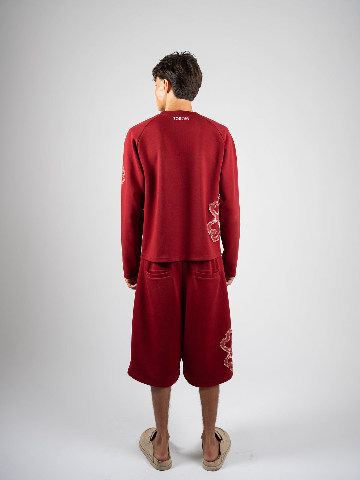 Longsleeve Empreinte — Bordeaux Obscur