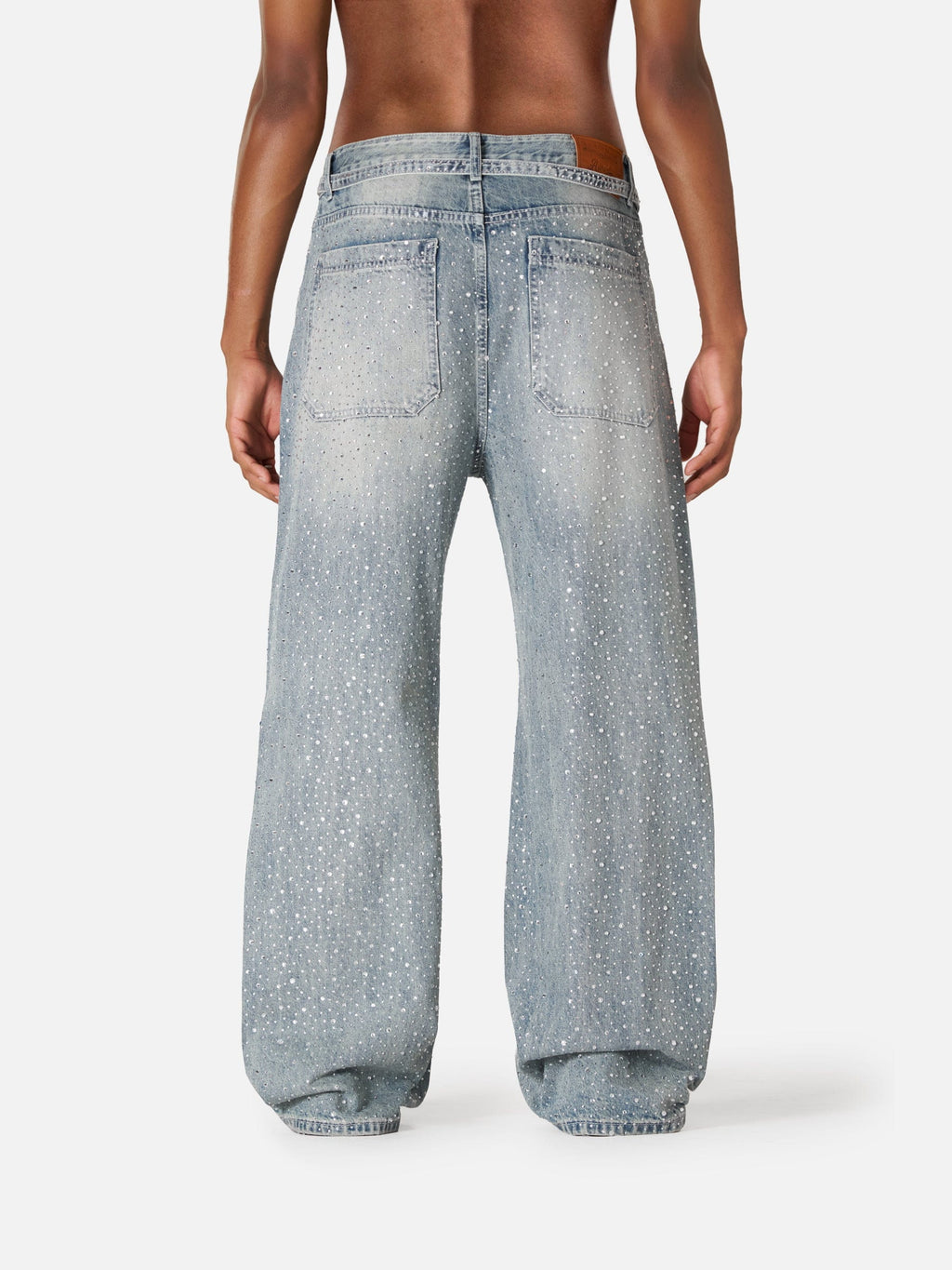 Aelfric Eden Rhinestone Baggy Jeans