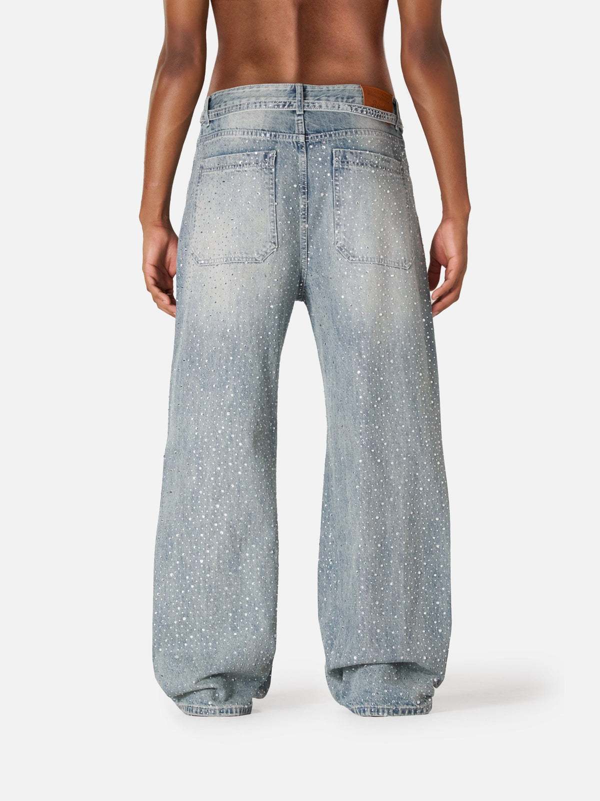 Aelfric Eden Rhinestone Baggy Jeans