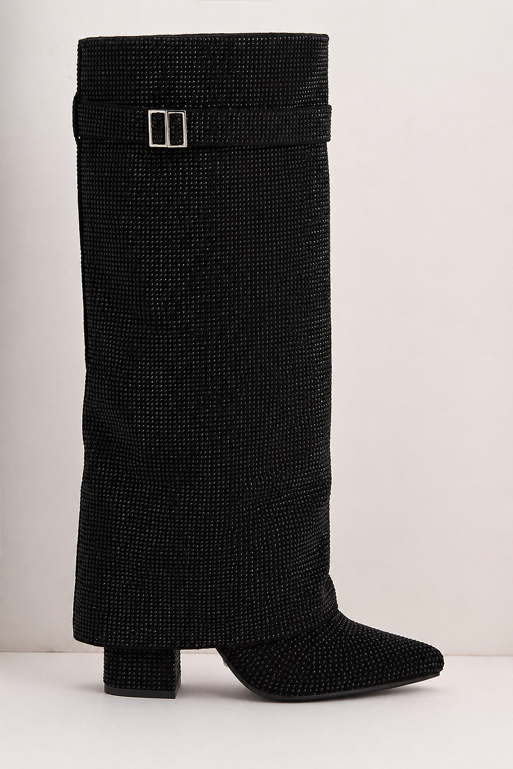 Lucia Voss Diamanté Black Boots