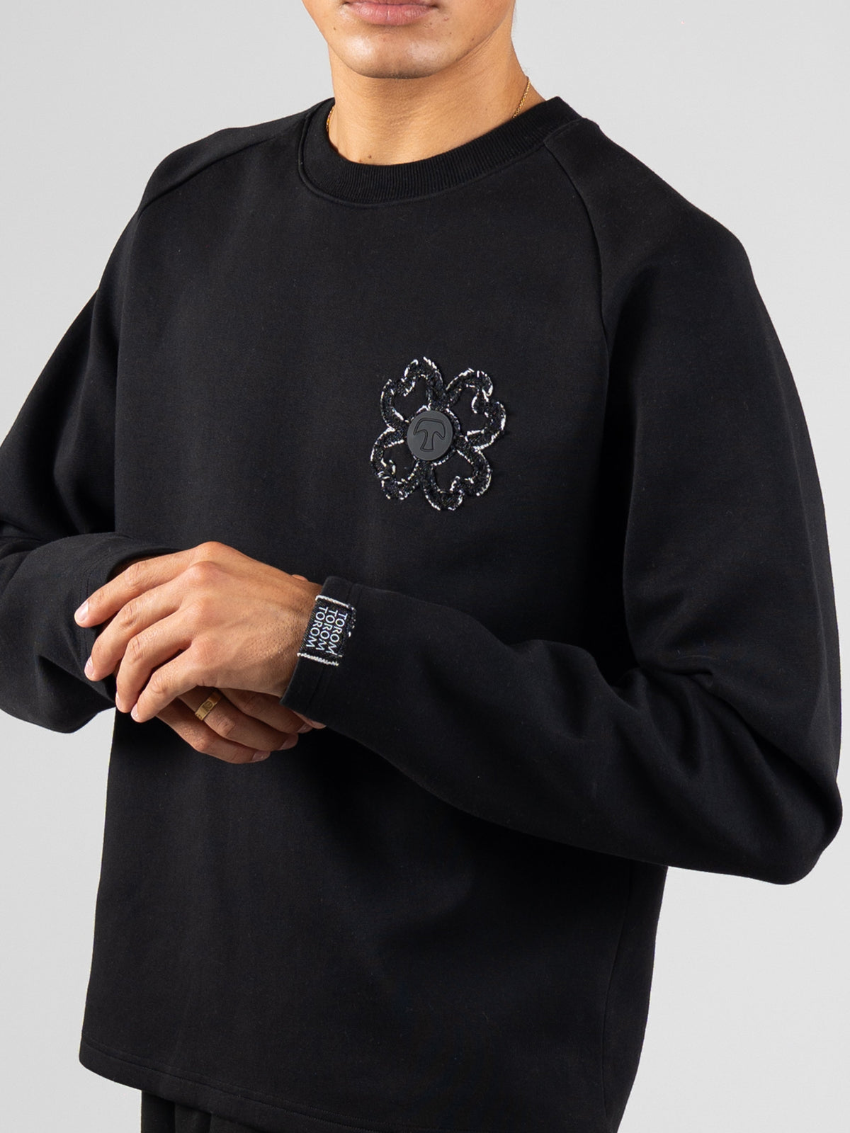 Longsleeve Iconique — Noir Obsidienne