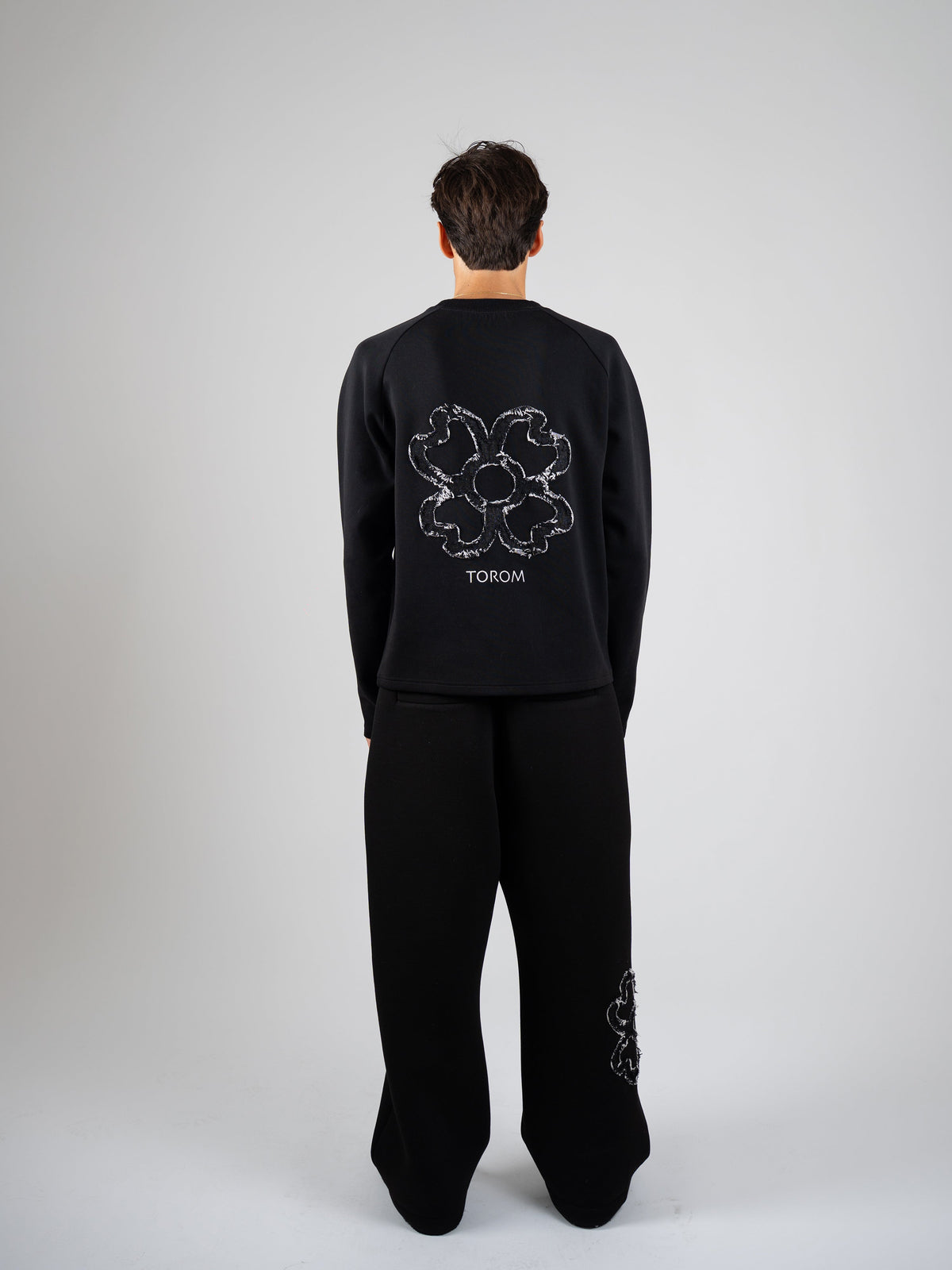 Longsleeve Iconique — Noir Obsidienne